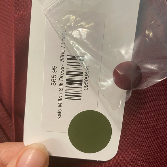 NWT Ada Faye Silk Dress - Picture 7 of 7